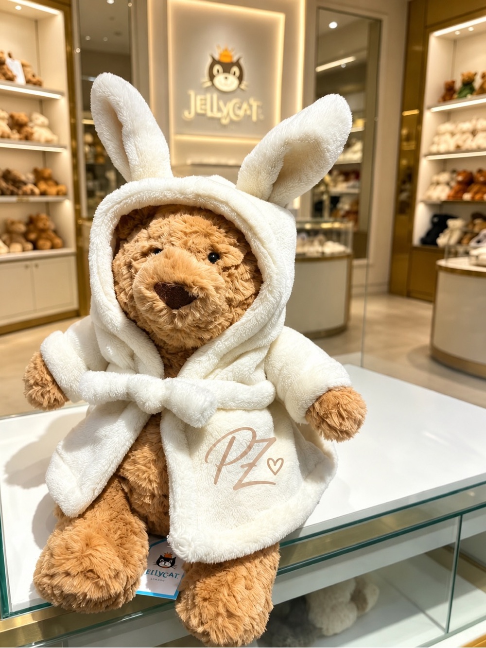Jellycat Bartholomew Bear Bathrobe – NWT + Dust Bag